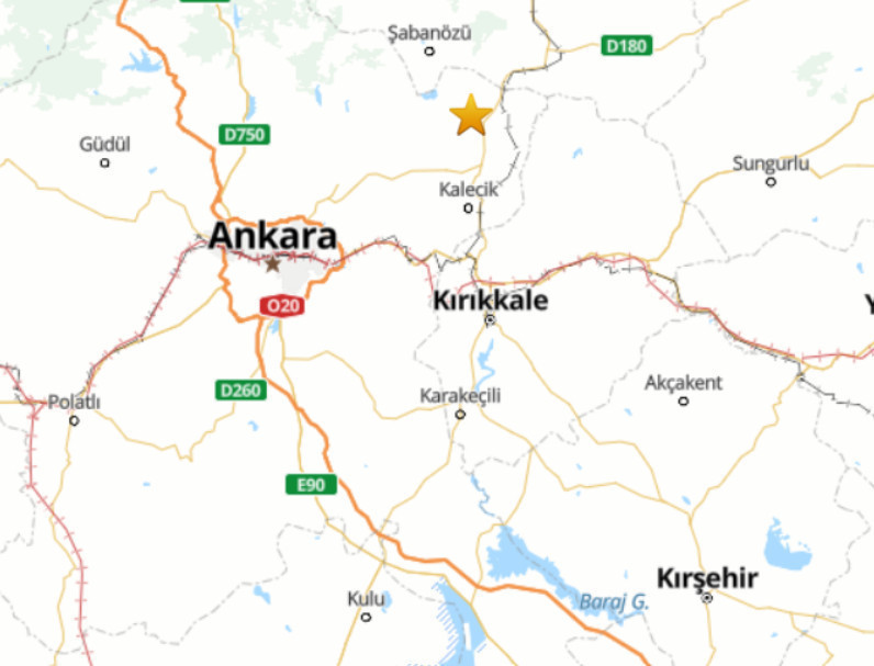 Son dakika: Ankara'da korkutan deprem - Resim : 1