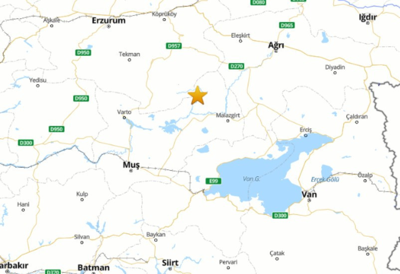 Son dakika: Muş'ta korkutan deprem - Resim : 1