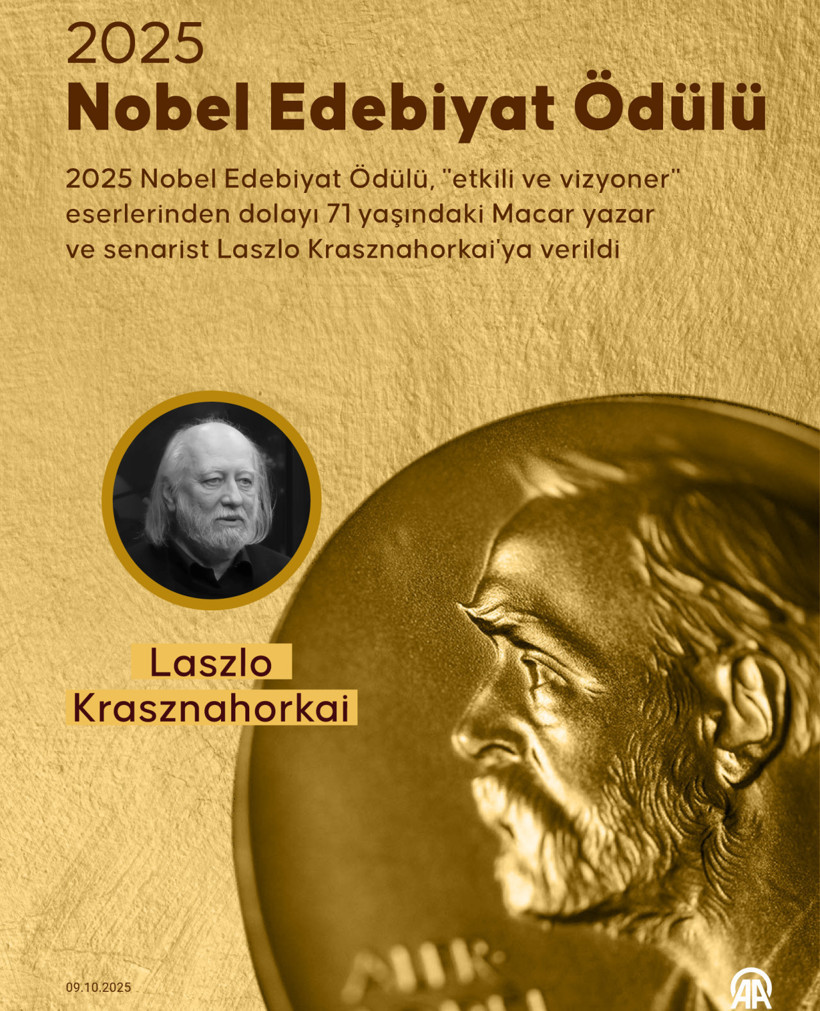 2025 Nobel Edebiyat Ödülü’nün sahibi: László Krasznahorkai - Resim : 1