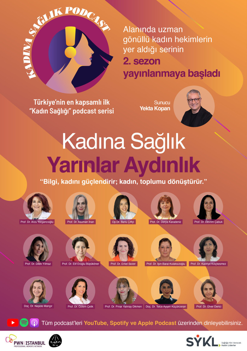 Kadına Sağlık podcast serisi ikinci sezonuyla yeniden dinleyicilerle buluştu - Resim : 1