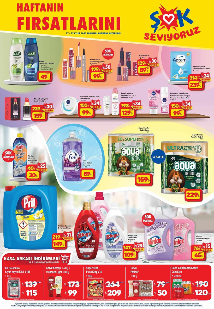 ŞOK 17-23 EYLÜL 2025 AKTÜEL KATALOĞU: ŞOK'a iç cephe boyası geliyor! - Resim: 2