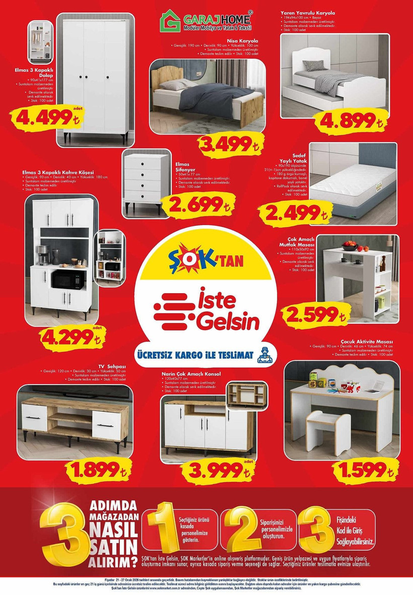 ŞOK 21-27 OCAK 2026 AKTÜEL KATALOĞU: ŞOK'a bu hafta ne geliyor? ŞOK'ta bu hafta neler var? - Resim: 9