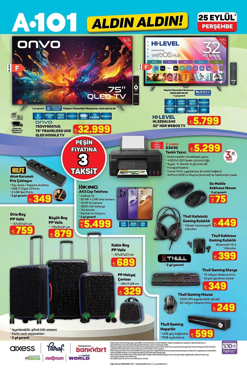 A101 25 EYLÜL 2025 ALDIN ALDIN KATALOĞU: A101'e motosiklet geliyor! - Resim: 2