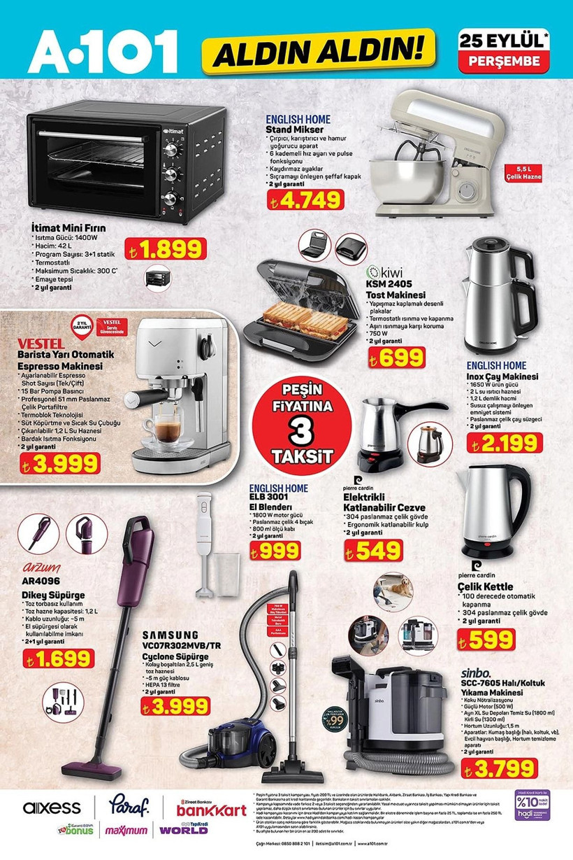 A101 25 EYLÜL 2025 ALDIN ALDIN KATALOĞU: A101'e motosiklet geliyor! - Resim: 4