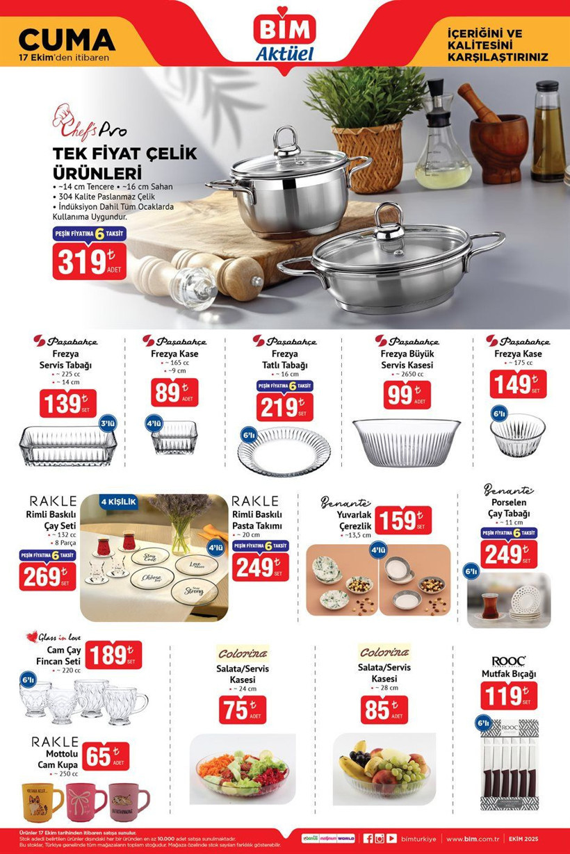 BİM 17 EKİM 2025 AKTÜEL KATALOĞU: BİM'e şarjlı süpürge ve televizyon geliyor! - Resim: 8