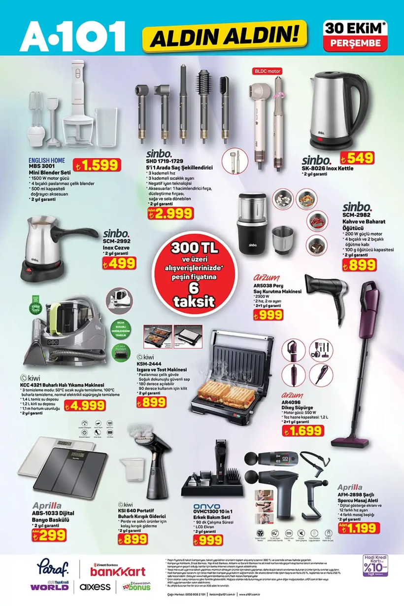 A101 30 EKİM 2025 AKTÜEL KATALOĞU: A101'e bu hafta neler geliyor? A101'de bu hafta neler var? - Resim: 5