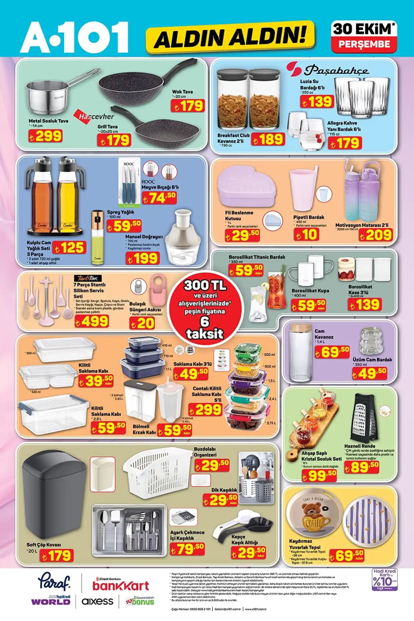 A101 30 EKİM 2025 AKTÜEL KATALOĞU: A101'e bu hafta neler geliyor? A101'de bu hafta neler var? - Resim: 7