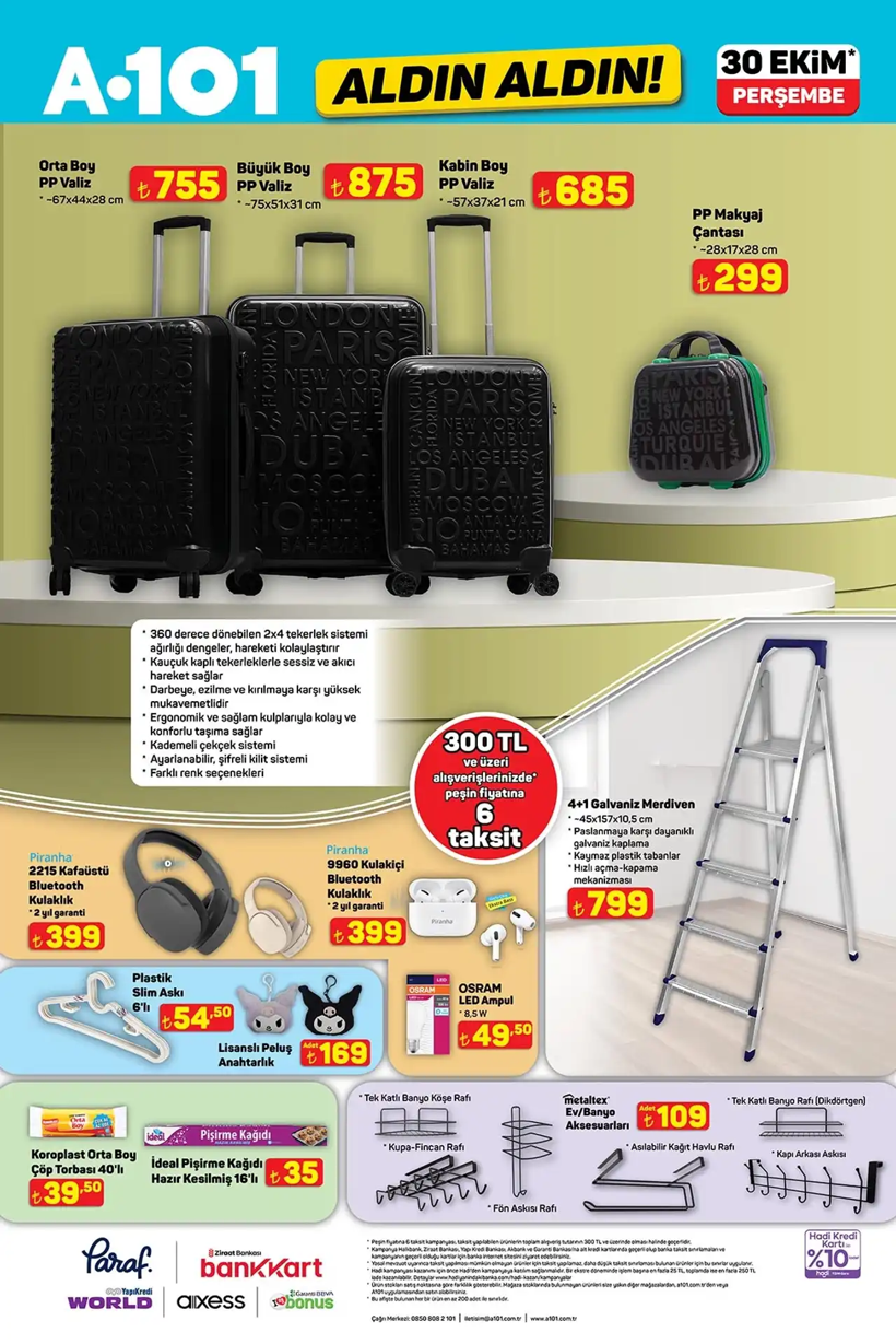 A101 30 EKİM 2025 AKTÜEL KATALOĞU: A101'e bu hafta neler geliyor? A101'de bu hafta neler var? - Resim: 9