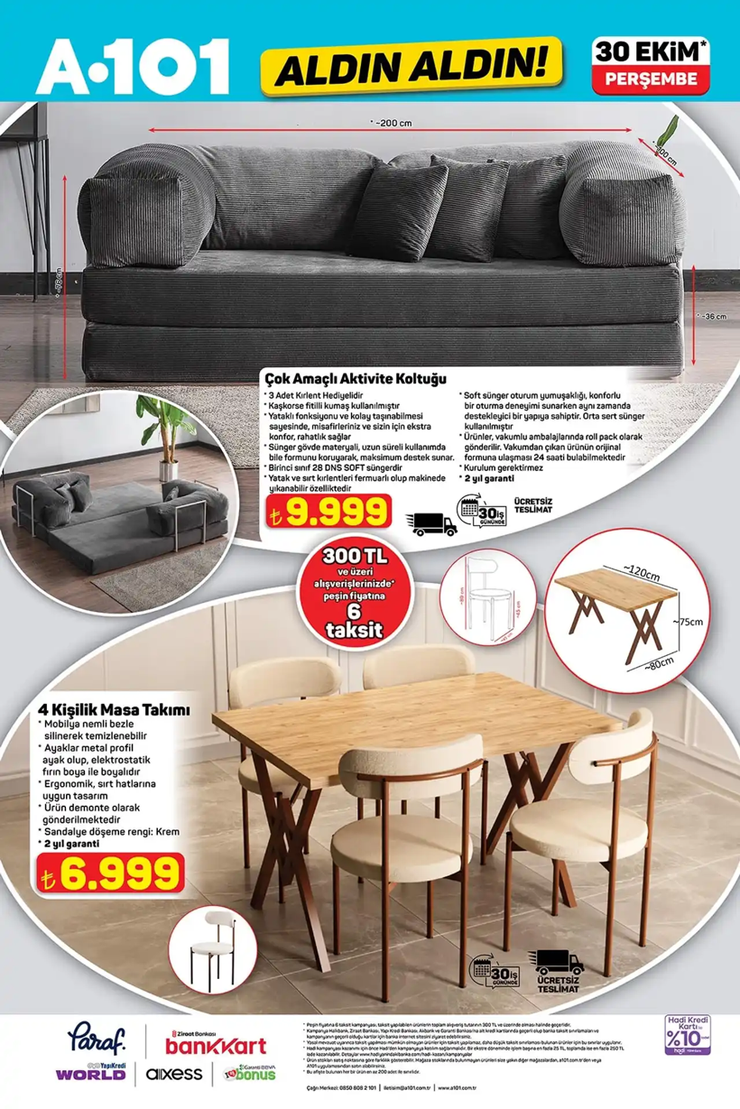 A101 30 EKİM 2025 AKTÜEL KATALOĞU: A101'e bu hafta neler geliyor? A101'de bu hafta neler var? - Resim: 11