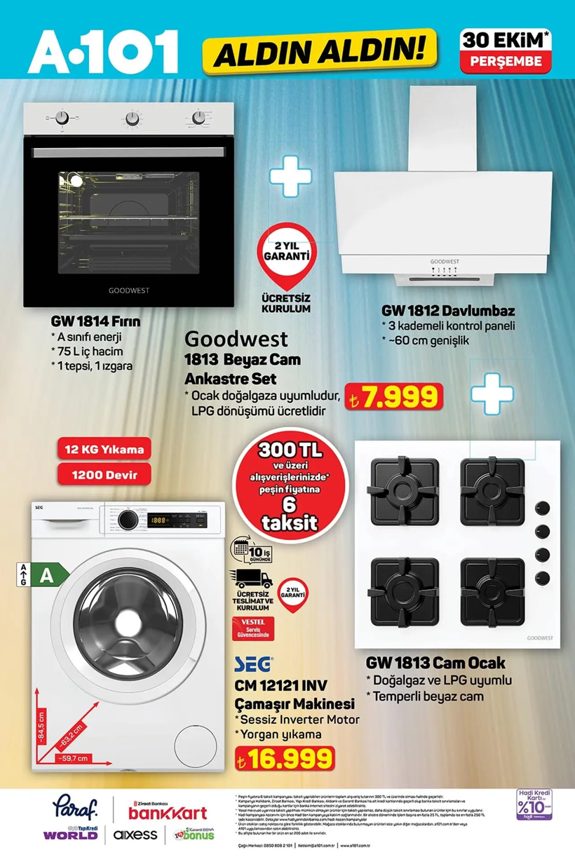 A101 30 EKİM 2025 AKTÜEL KATALOĞU: A101'e bu hafta neler geliyor? A101'de bu hafta neler var? - Resim: 6