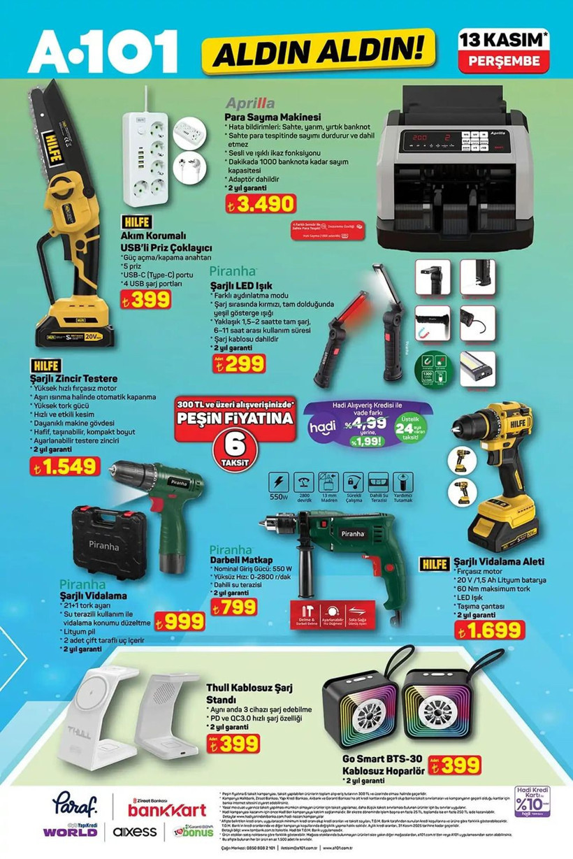 A101 13 KASIM 2025 AKTÜEL KATALOĞU: A101'e QLED TV ve Volta elektrikli moped geliyor! - Resim: 7