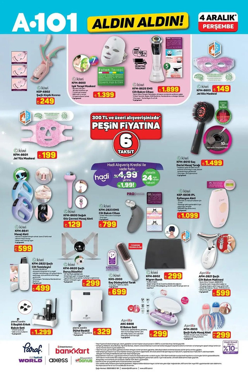 A101 4 ARALIK 2025 AKTÜEL KATALOĞU: A101'e yılbaşı ağacı ve dekoratif süsler geliyor! - Resim: 6
