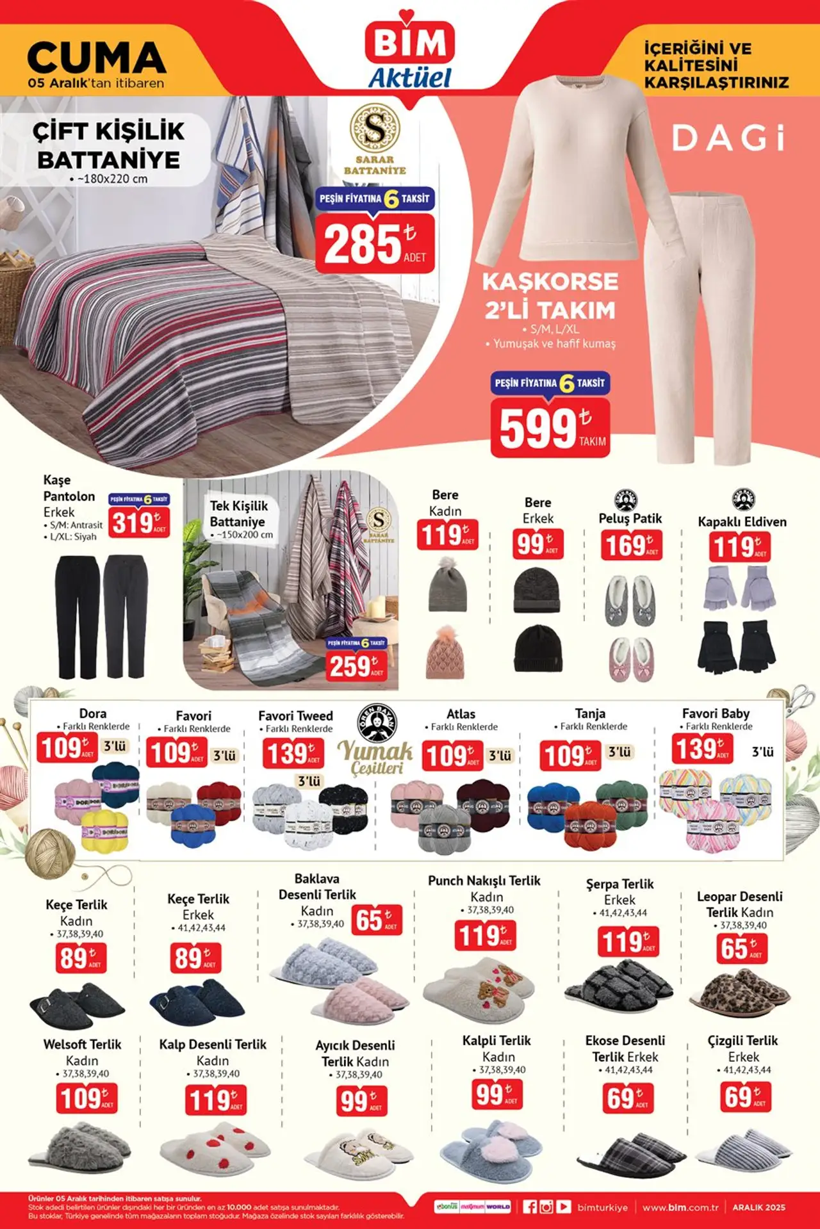 BİM 5 ARALIK 2025 AKTÜEL KATALOĞU: BİM'e bu hafta neler geliyor? BİM'de neler var? - Resim: 5