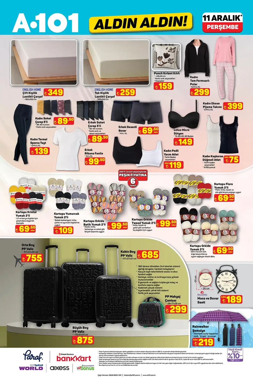 A101 11 ARALIK 2025 AKTÜEL KATALOĞU: A101'e bulaşık makinesi, buzdolabı ve elektrikli moped geliyor! - Resim: 9