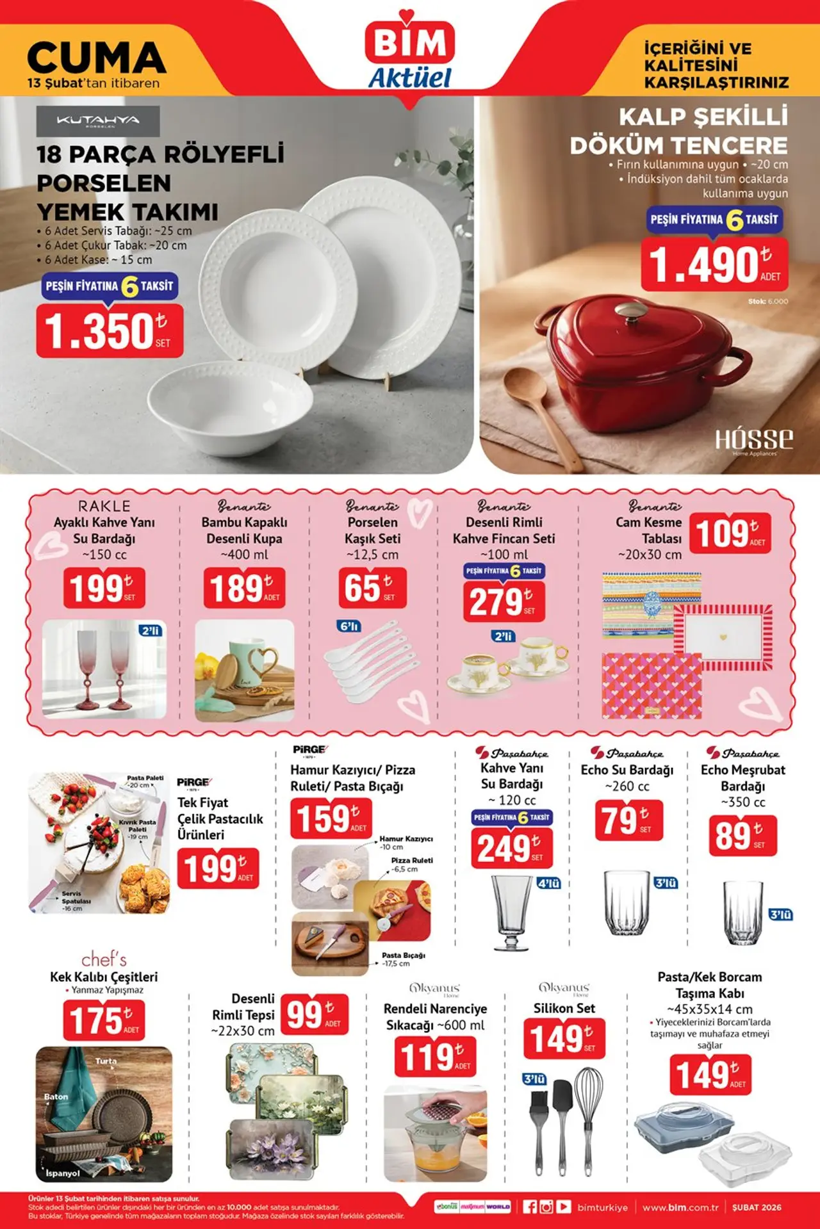 BİM 10-13 ŞUBAT 2026 AKTÜEL KATALOĞU: BİM'de bu hafta neler var? BİM'e neler geliyor? - Resim: 7