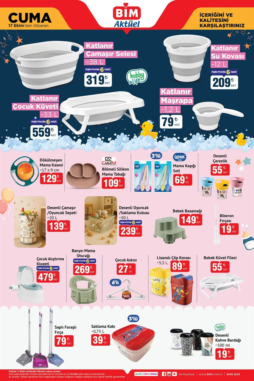 BİM 17 EKİM 2025 AKTÜEL KATALOĞU: BİM'e şarjlı süpürge ve televizyon geliyor! - Resim: 9