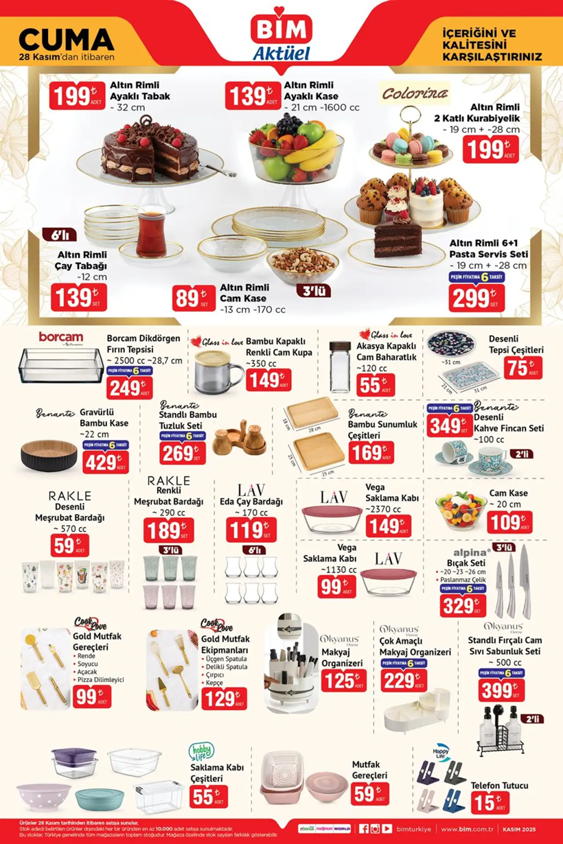 BİM 28 KASIM 2025 AKTÜEL KATALOĞU: BİM'e bu hafta neler geliyor? BİM'de neler var? - Resim: 6