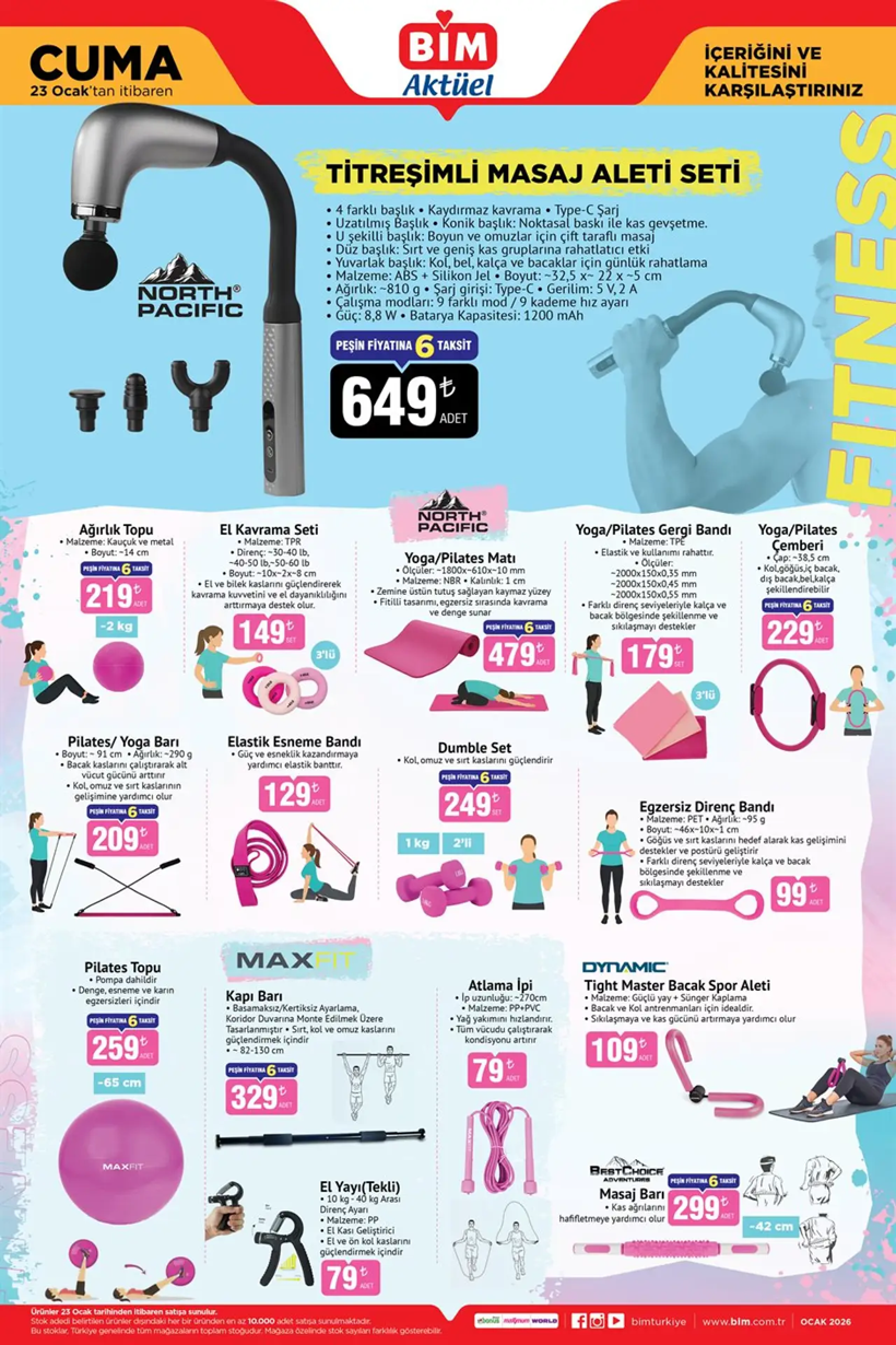 BİM 20-23 OCAK 2026 AKTÜEL KATALOĞU: BİM'de bu hafta neler var? BİM'e neler geliyor? - Resim: 7