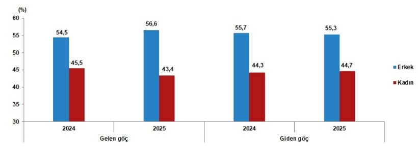 Türkiye'nin göç bilançosu açıklandı: Gelenlerin sayısı arttı, gidenler azaldı - Resim : 1