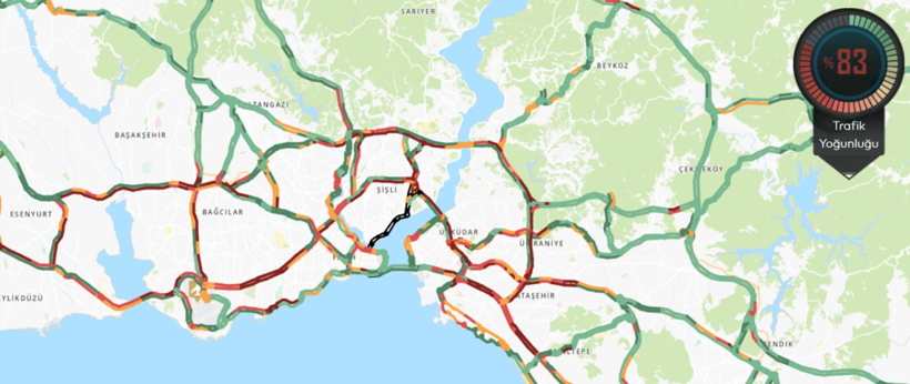 İstanbul’da sağanak etkisini gösterdi: Trafik kilitlendi, yollar kapandı - Resim : 1