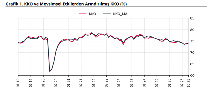 TCMB açıkladı: İmalat sanayinde kapasite kullanımı yüzde 74’e çıktı - Resim : 1
