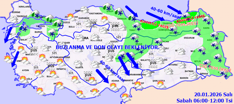 Kar İstanbul'u terk etmeyecek: Meteoroloji’den yoğun kar yağışı uyarısı - Resim : 1