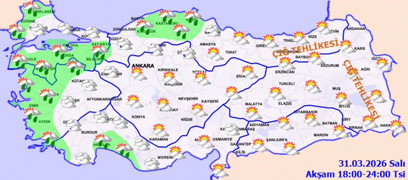 Yurt genelinde sağanak alarmı: Yağışlar bir s&uuml;re daha devam edecek - Resim : 2