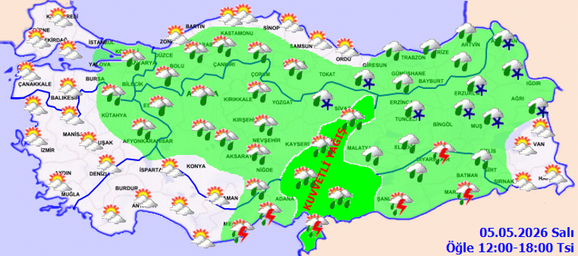 Meteoroloji'den kar yağışı uyarısı: İki b&ouml;lge beyaza b&uuml;r&uuml;necek - Resim : 1