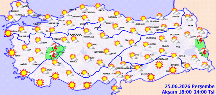 Yurt genelinde hava par&ccedil;alı bulutlu: Bazı b&ouml;lgelerde sağanak etkili olacak - Resim : 2