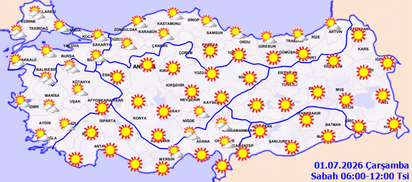 Türkiye sıcak havanın etkisi altında: Termometreler 40 dereceyi geçecek - Resim : 1