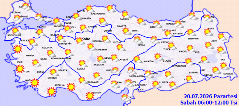 Yurt genelinde sıcak hava etkisini sürdürüyor: Termometreler 41 dereceyi görecek - Resim : 1