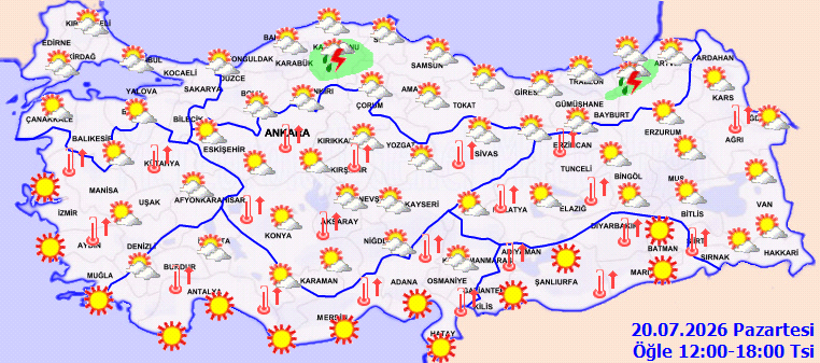 Yurt genelinde sıcak hava etkisini sürdürüyor: Termometreler 41 dereceyi görecek - Resim : 2