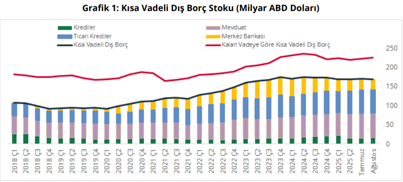 Son dakika: TCMB açıkladı: Kısa vadeli dış borç ağustosta azaldı! - Resim : 1