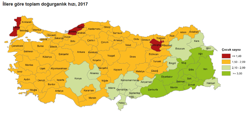 Türkiye’de doğurganlık hızı düşmeye devam etti: Nüfusun yenilenme seviyesinin altında kaldı - Resim : 3