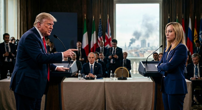 İtalya Başbakanı Meloni, Trump'ın iddialarına sert tepki gösterdi - Resim : 3