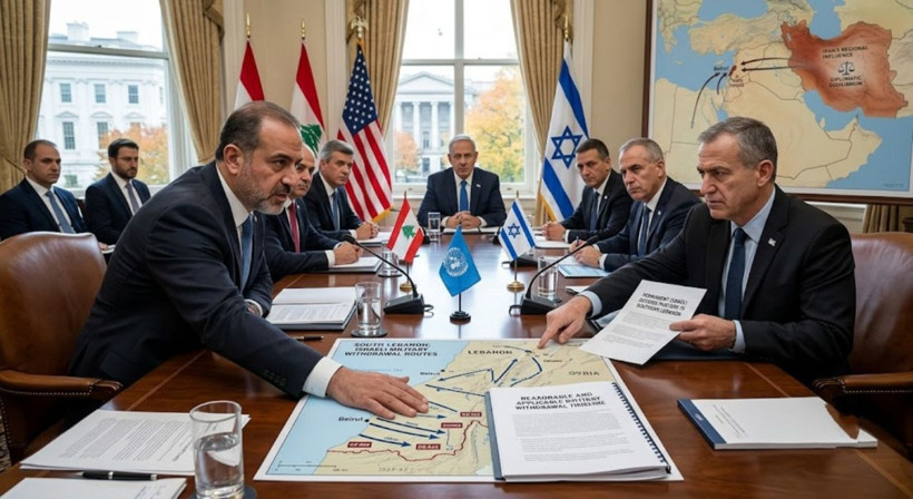 Lübnan İsrail müzakereleri Washington'da başlıyor - Resim: 4