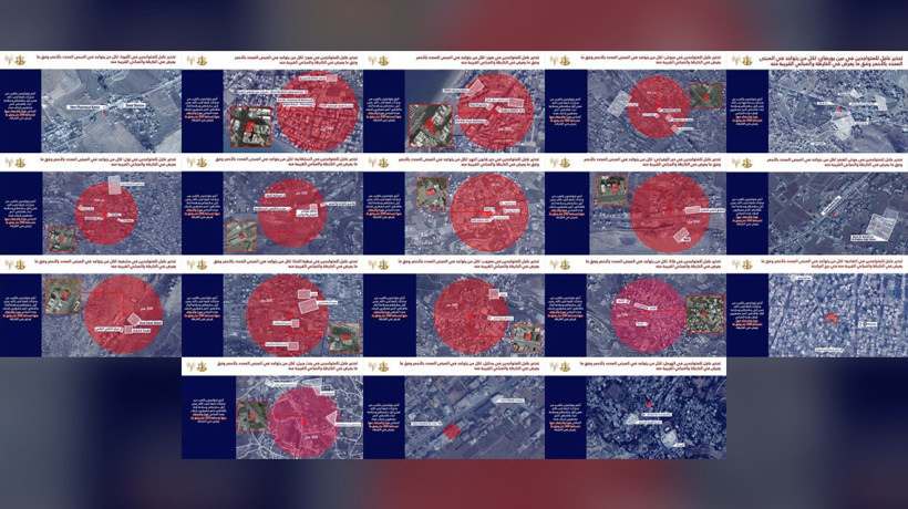 İsrail Lübnan'ı konum vererek tehdit etti! Beyrut dahil 30'dan fazla nokta... - Resim : 1