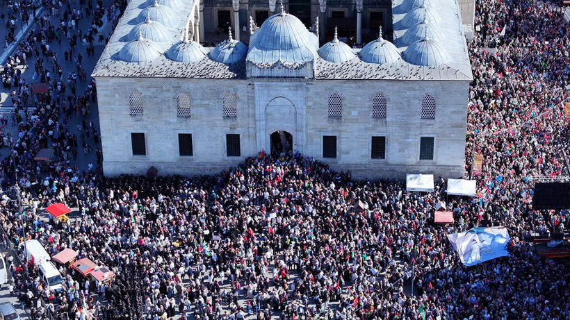 Türkiye’den Gazze’ye destek: Binler meydanlarda - Resim: 9