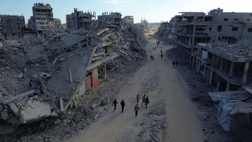 Gazze’nin güneyinde ateşkes sonrası acı manzara: Han Yunus’taki yıkım havadan görüntülendi - Resim: 12