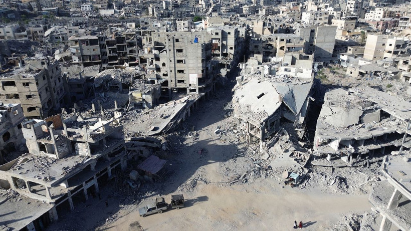 Gazze’nin güneyinde ateşkes sonrası acı manzara: Han Yunus’taki yıkım havadan görüntülendi - Resim: 9