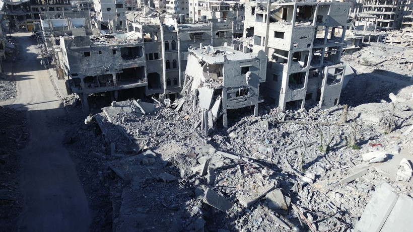 Gazze’nin güneyinde ateşkes sonrası acı manzara: Han Yunus’taki yıkım havadan görüntülendi - Resim: 5