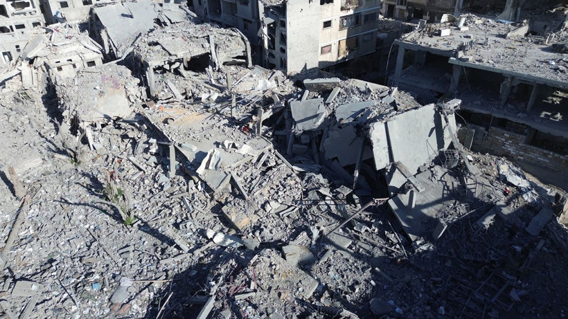 Gazze’nin güneyinde ateşkes sonrası acı manzara: Han Yunus’taki yıkım havadan görüntülendi - Resim: 4