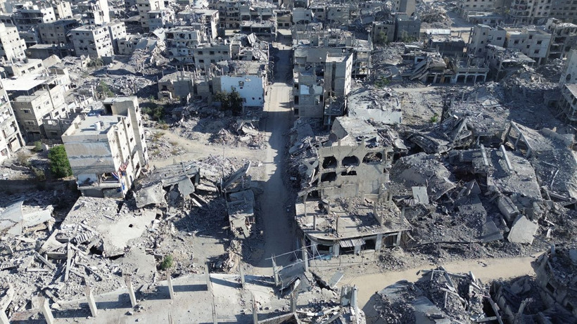 Gazze’nin güneyinde ateşkes sonrası acı manzara: Han Yunus’taki yıkım havadan görüntülendi - Resim: 3