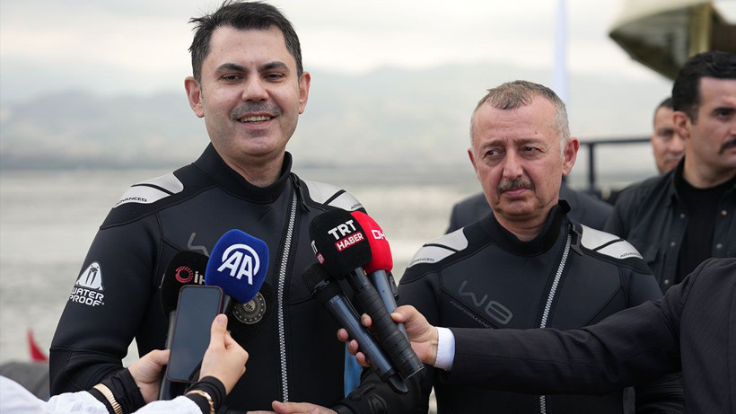 Bakan Kurum, İzmit Körfezi'nde dalış yaptı: Deniz nefes almaya başladı - Resim: 4