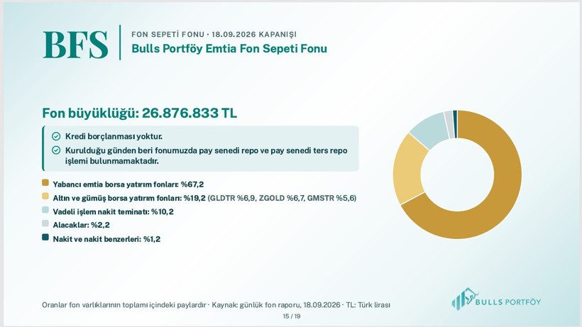 Bulls Portföy fonlarının içeriğini tek tek açıkladı - Resim: 13