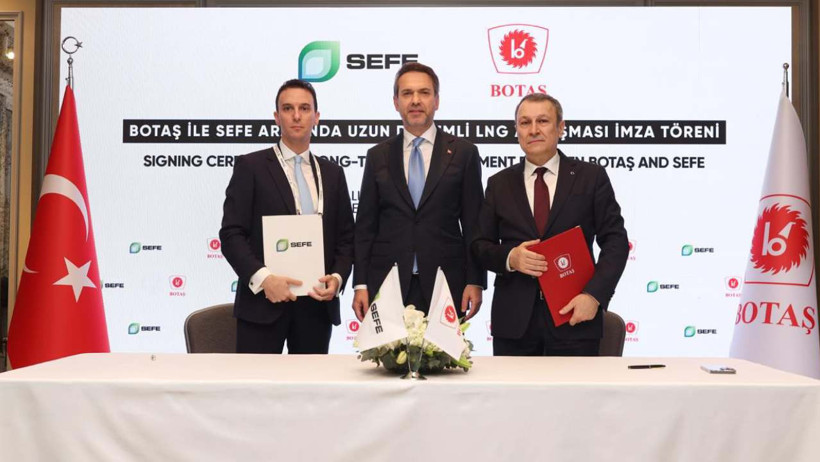 BOTAŞ, enerji şirketleri ENI ve SEFE ile iki uzun dönemli LNG anlaşması imzaladı - Resim : 1