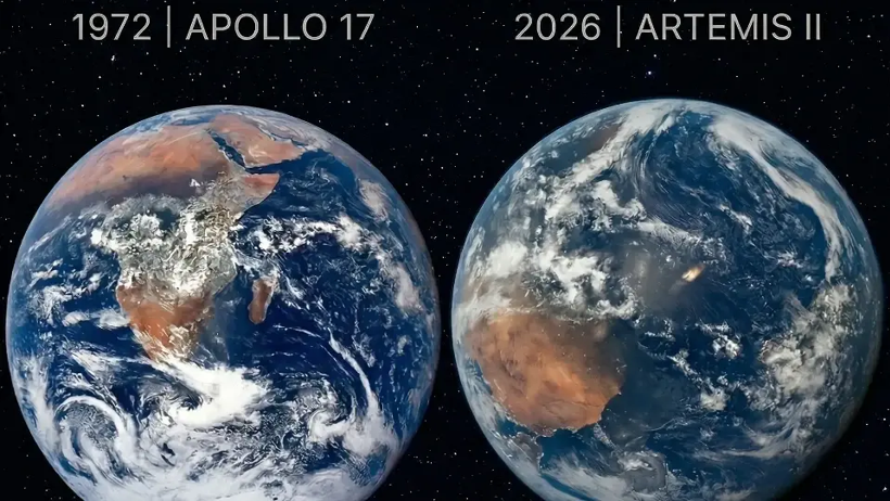 Artemis II’den ilk büyük sürpriz: Uzaydan gelen kare gündem oldu - Resim : 1