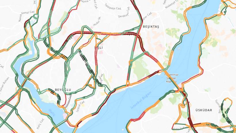 Levent&rsquo;teki silahlı &ccedil;atışma İstanbul trafiğini kilitledi - Resim : 1
