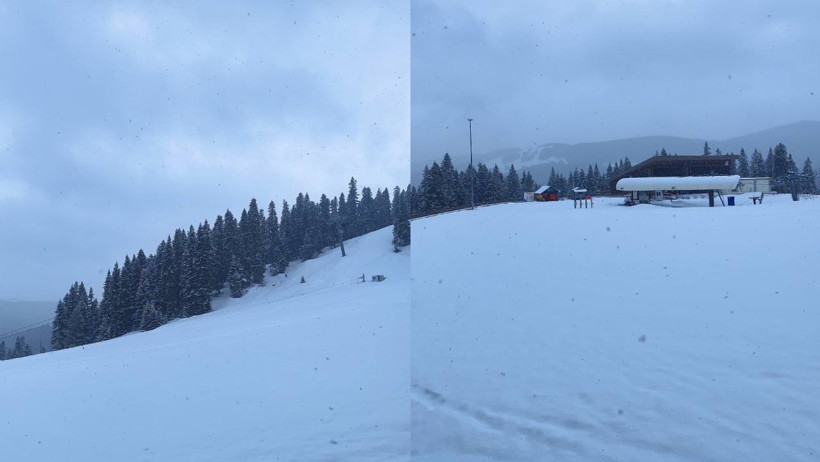 Bahar geldi derken kış geri döndü: Kar kalınlığı 8 santime ulaştı - Resim : 1