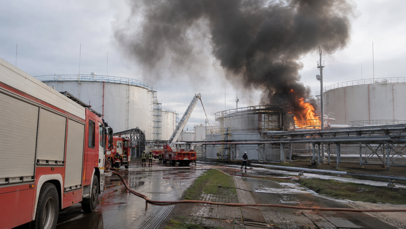 Rusya’da lojistik ve petrol hattına İHA darbesi - Resim : 2